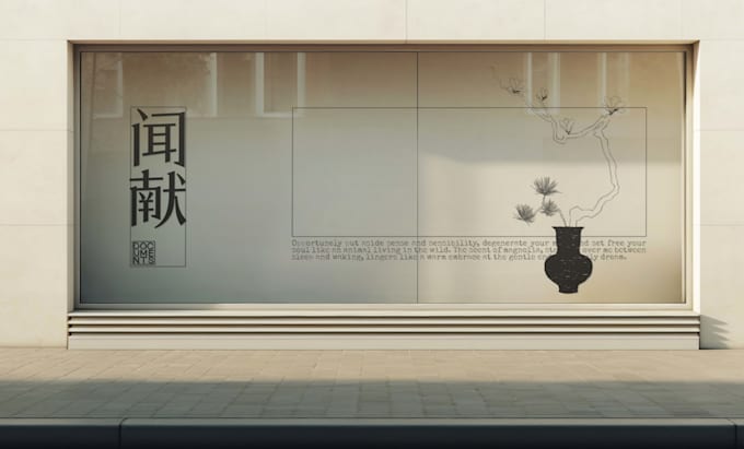 design modern brand campaign visual or poster