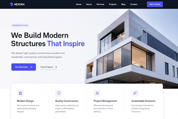 modern responsive website desing for businesses