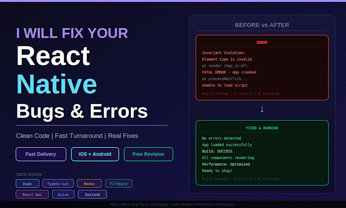 fix react native bugs and improve app ui