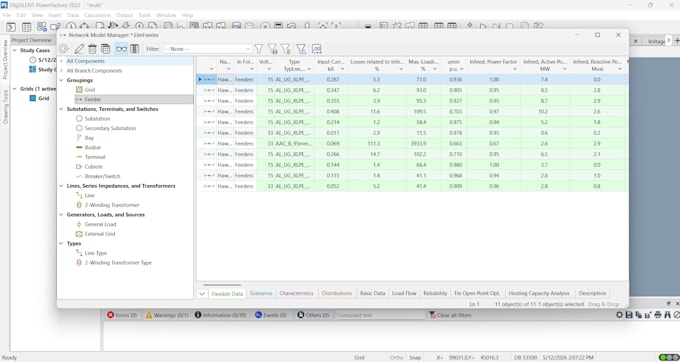 do load flow, short circuit and protection studies in digsilent