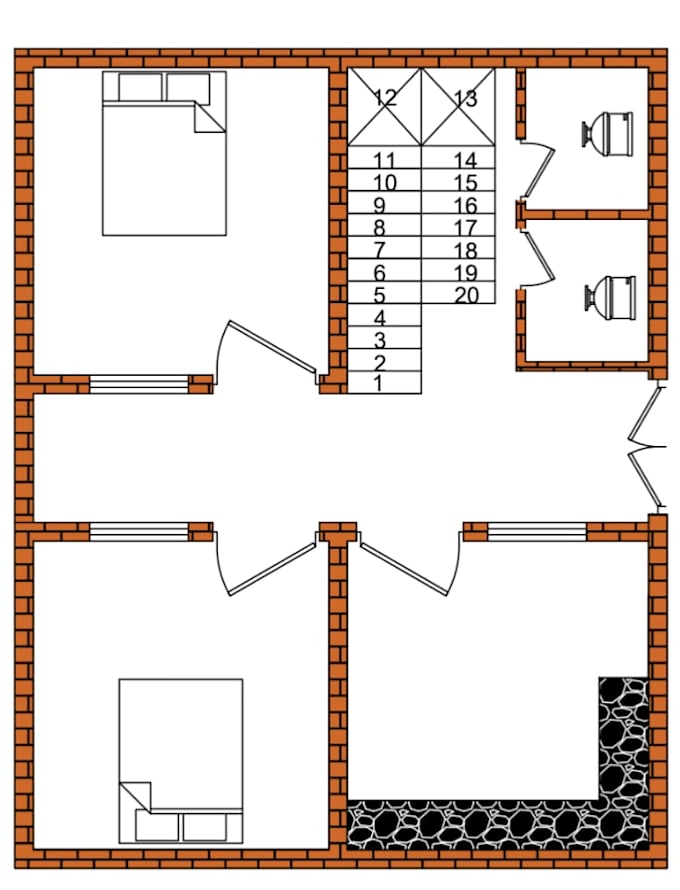redraw PDF sketch image into autocad 2d drawing