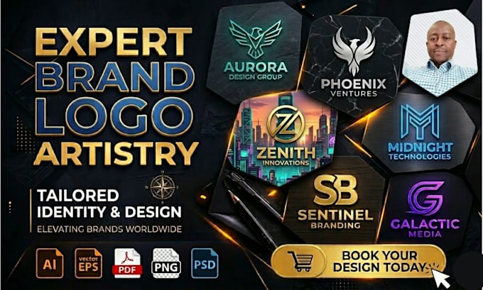 design a luxury and modern brand identity