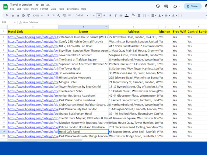 do data entry in excel and google sheets