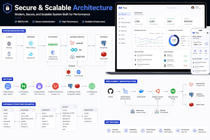 build fullstack web and mobile app with modern architecture