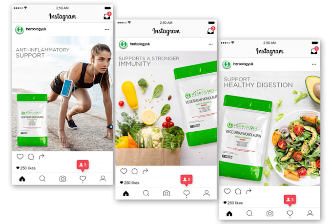 social media feed listing