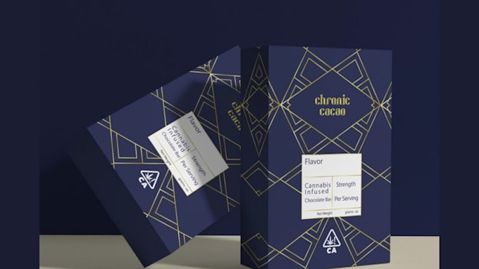 create yard card contour, pixel perfect packaging box design