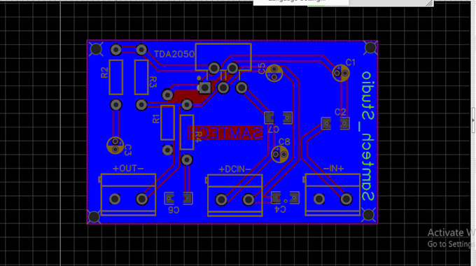 do pcb design layout and gerber file using kicad or easyeda