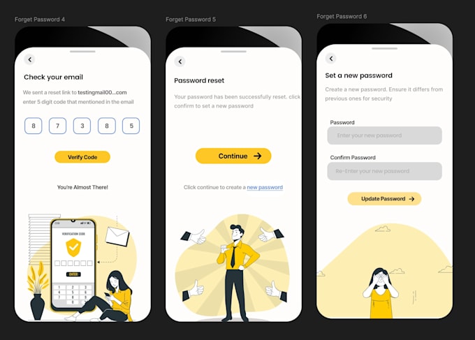 design mobile UI with smooth animations in figma