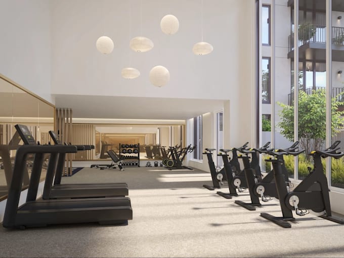 reconstruct penthouse apartment,condo building design,residential complex render
