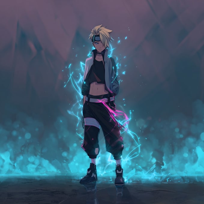 draw any sfw character in anime style