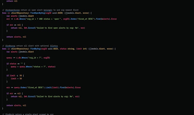 build a professional rest API with nodejs or go