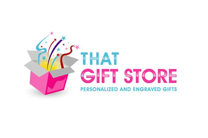 create a custom logo for gift shops and celebration businesses