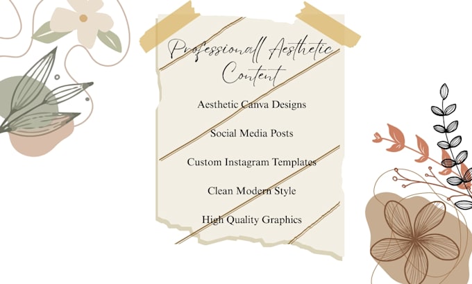 design aesthetic social media posts in canva