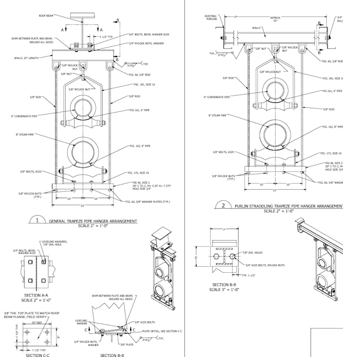 develop technical drawings or 3d models