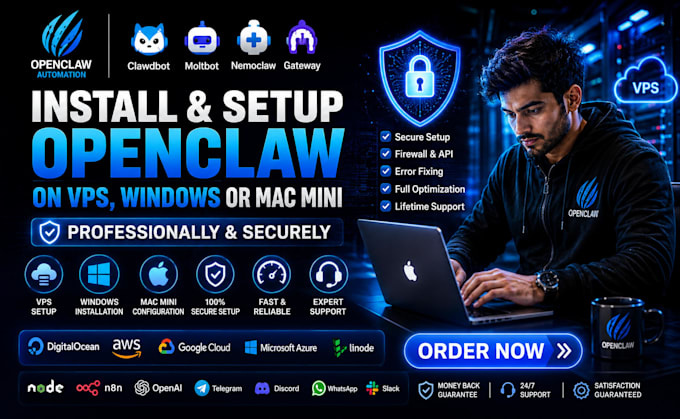install and setup openclaw on vps window or mac mini professionally