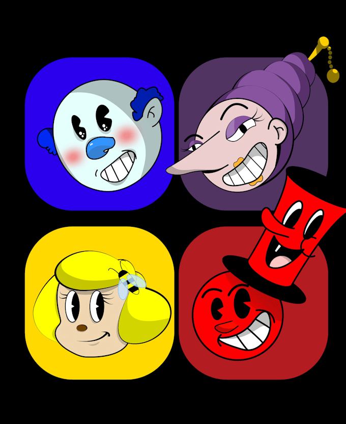 design custom cartoon character illustrations