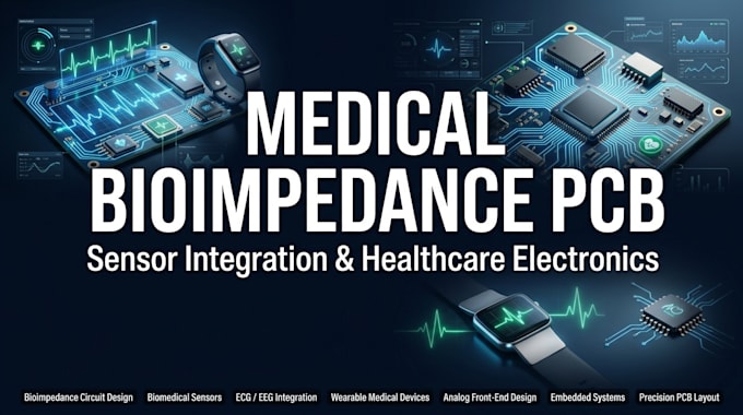 develop medical bioimpedance pcb with sensor integration