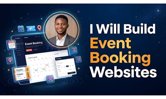professional responsive event booking website sell tickets online