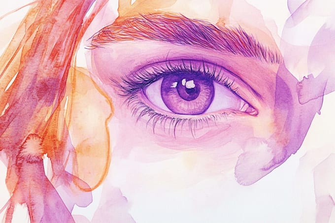 draw  a watercolor illustration