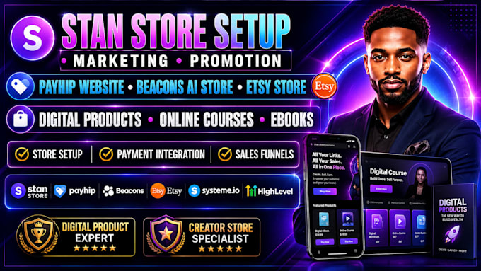 do stan store migration, payhip online store promotion, beacons ai store setup