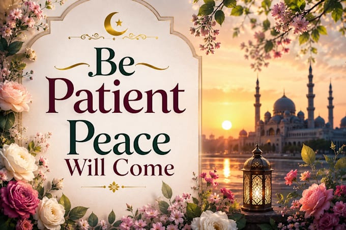 design professional islamic youtube thumbnail