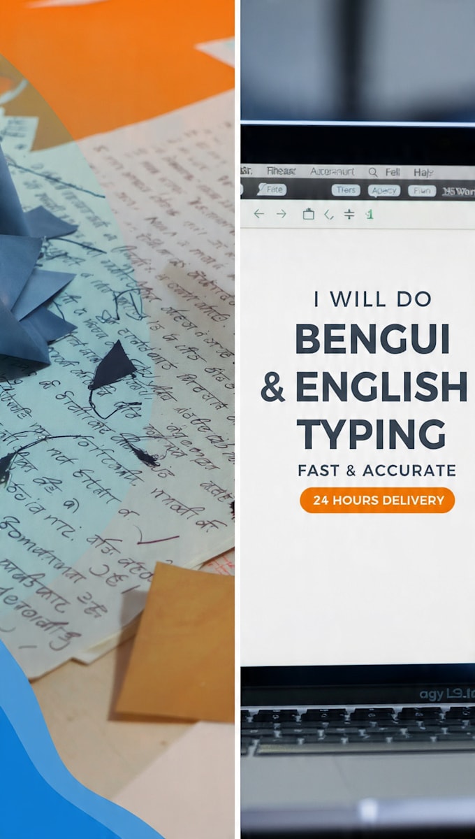 do fast bengali and english typing work