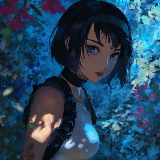 drawing anime artwork illustration with high quality