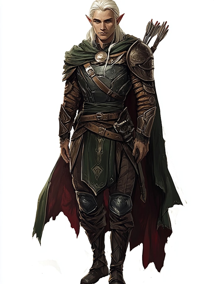 fantasy dnd character illustration