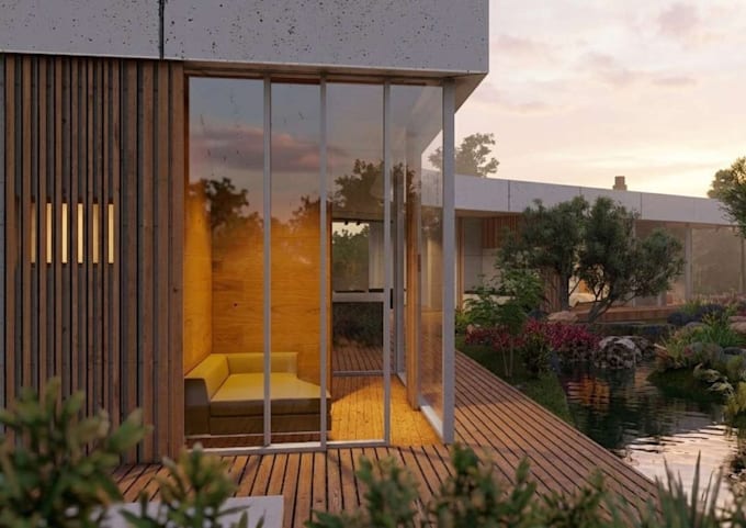 do realistic 3d architectural rendering
