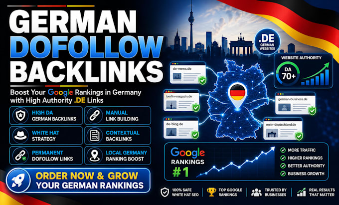 create german dofollow backlinks for germany SEO ranking