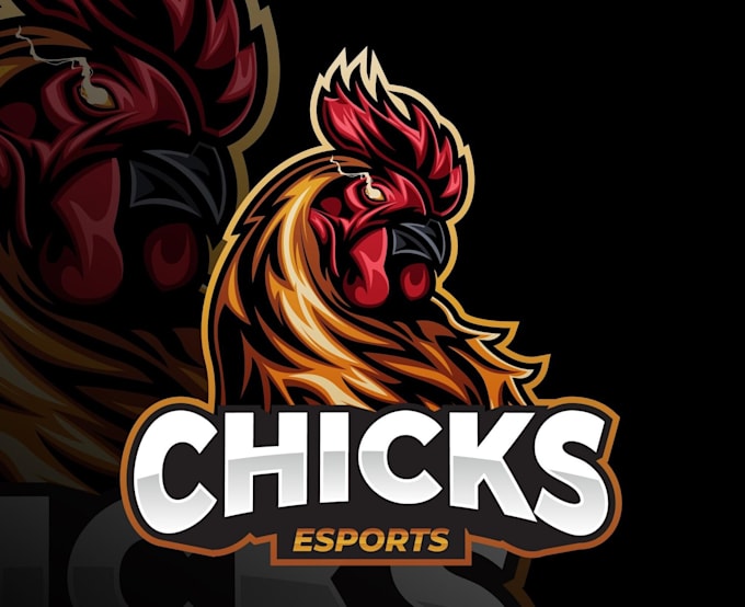 create custom mascot logo for gaming brand