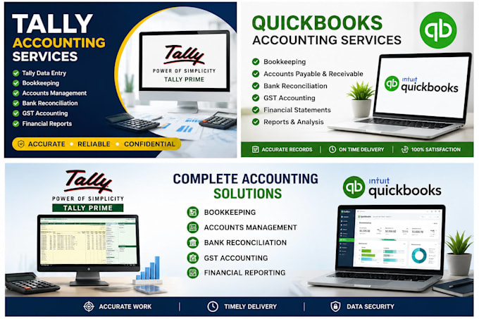 do bookkeeping, accounting, tally prime, gst