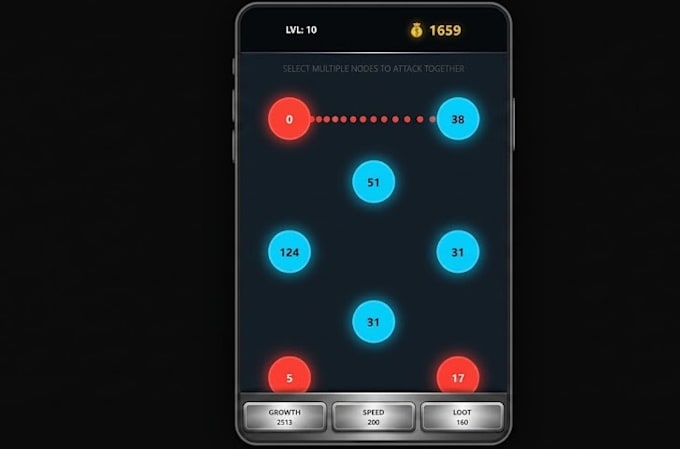 develop a custom HTML5 2d strategy game or web game