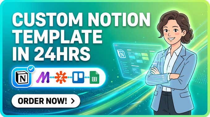 custom notion template notion dashboard notion expert notion workspace notion