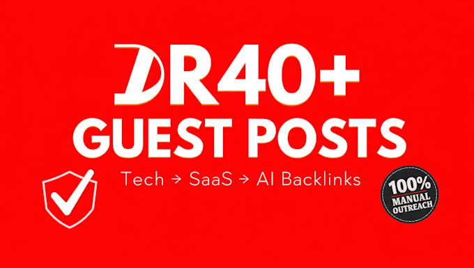 guest post on high DR 40 tech ai saas blogs with backlink