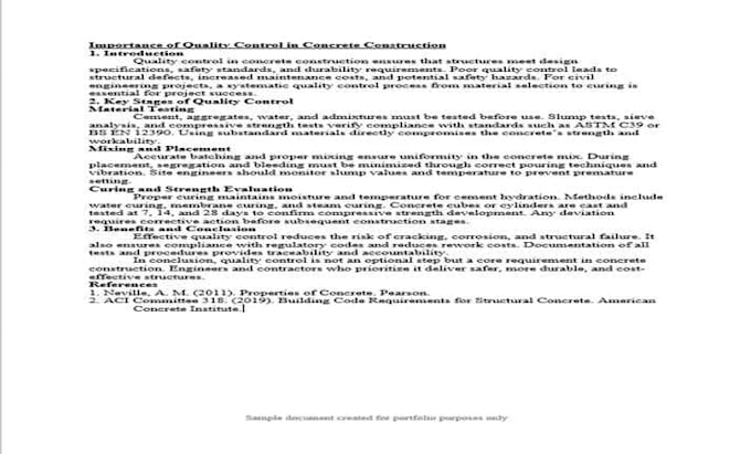 write and edit technical reports and engineering documents