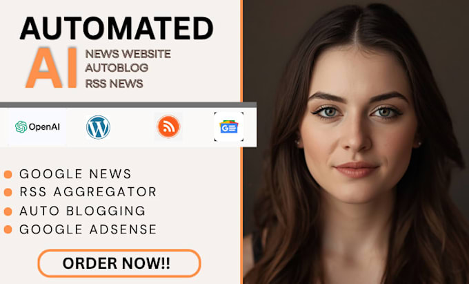 develop an autopilot automated blog wordpress news website for passive income