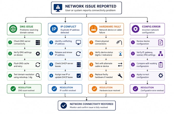 troubleshoot and fix your network connectivity and IT issues