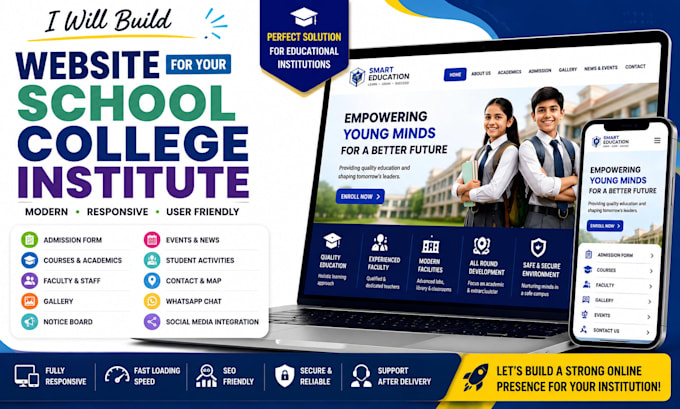 make best website for your school