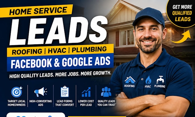 Home service leads roofing leads hvac leads plumbing leads facebook ...