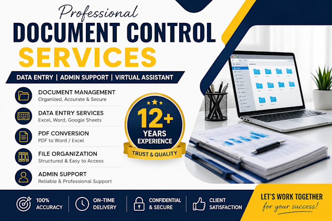 do professional document control, PDF conversion and construction documen