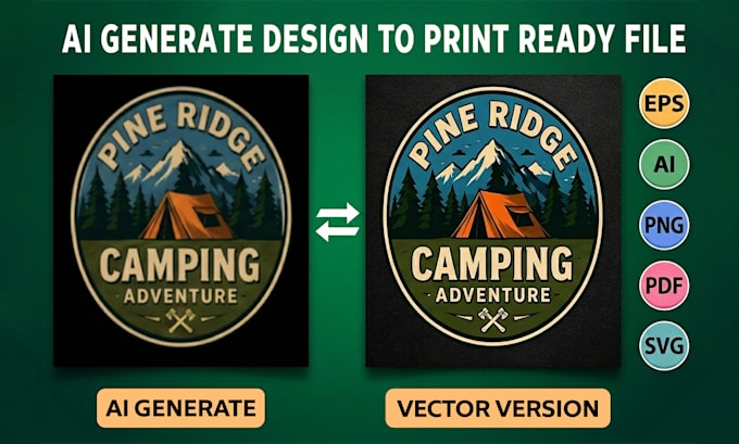 convert any ai generated design to print ready file