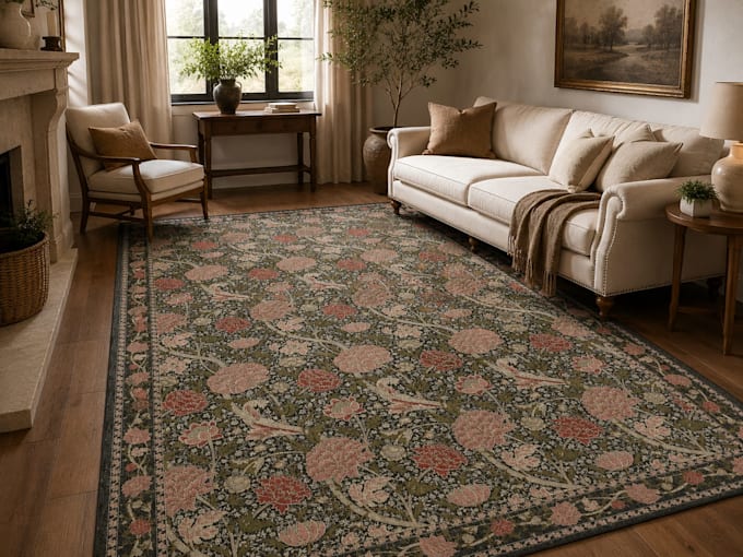create custom carpet and rug pattern designs