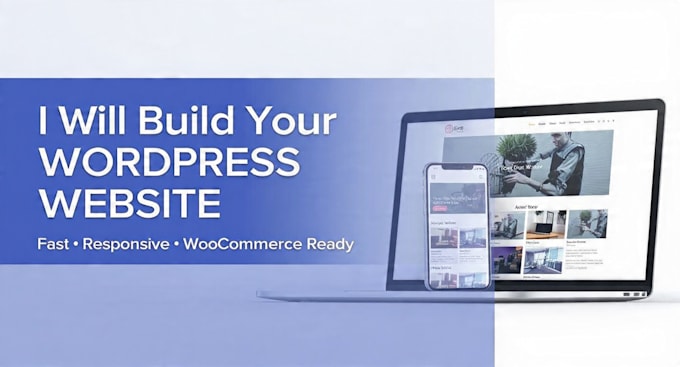 create a fast responsive wordpress website and online store