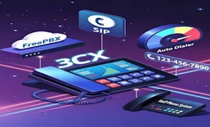 sip trunk did number 3cx auto dialer voip