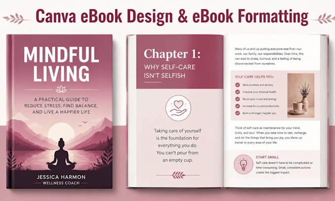 design canva ebook, canva workbook and editable canva ebook