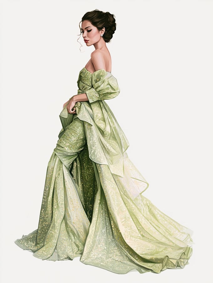 make a fashion illustration