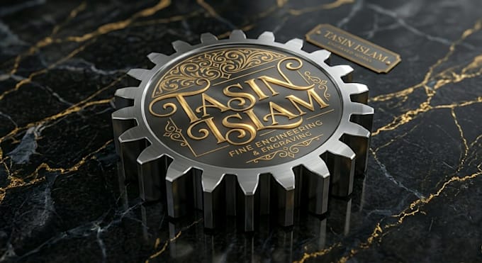 design a professional and unique custom name logo