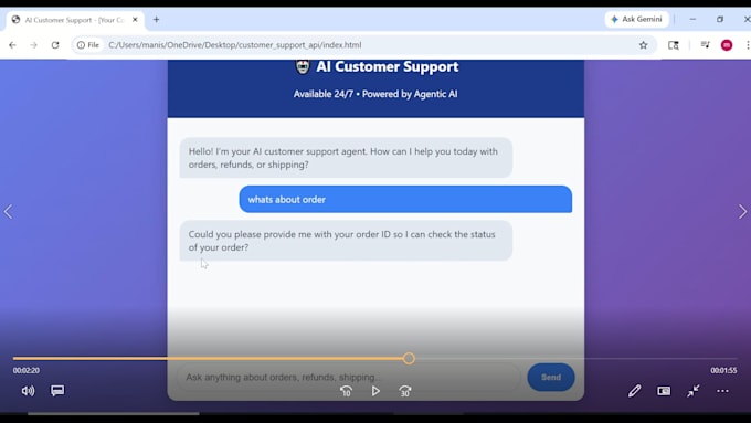 ai customer care chatbot