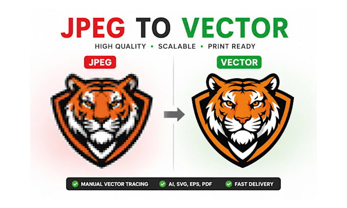 convert jpeg to clean vector